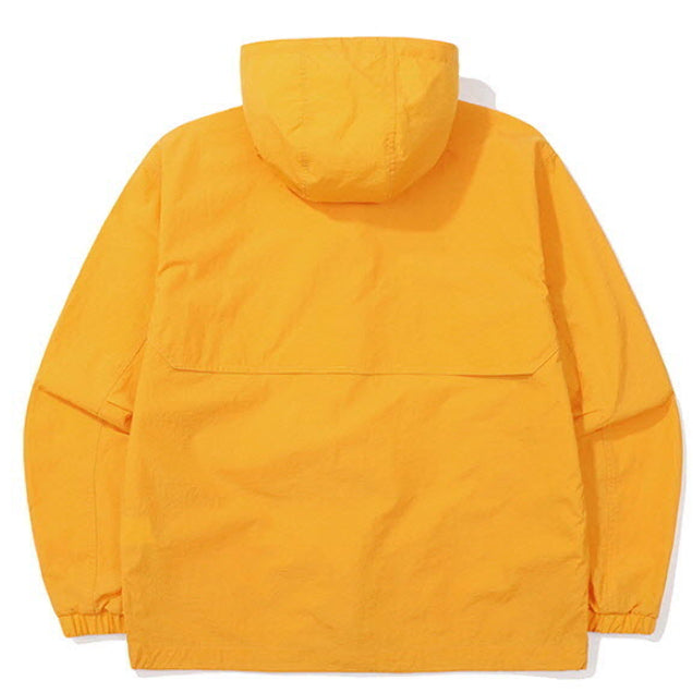 [BUNJANG] Kodak Semi-Oversized Woven Hooded Jacket Yellow / [코닥] 우븐 세미오버핏 후드 자켓 옐로우