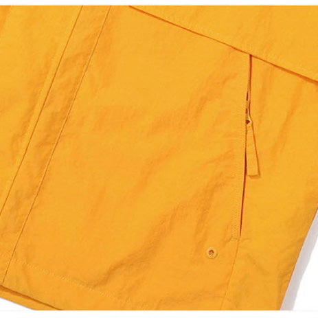 [BUNJANG] Kodak Semi-Oversized Woven Hooded Jacket Yellow / [코닥] 우븐 세미오버핏 후드 자켓 옐로우