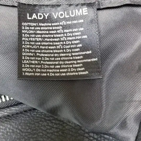 [BUNJANG] Lady Volume Black Leather Rider Jacket / 레이디볼륨 블랙 레더 라이더 자켓입니다