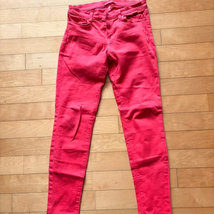 [BUNJANG] J Brand Red Skinny Pants / 제이브랜드 레드 면바지 55
