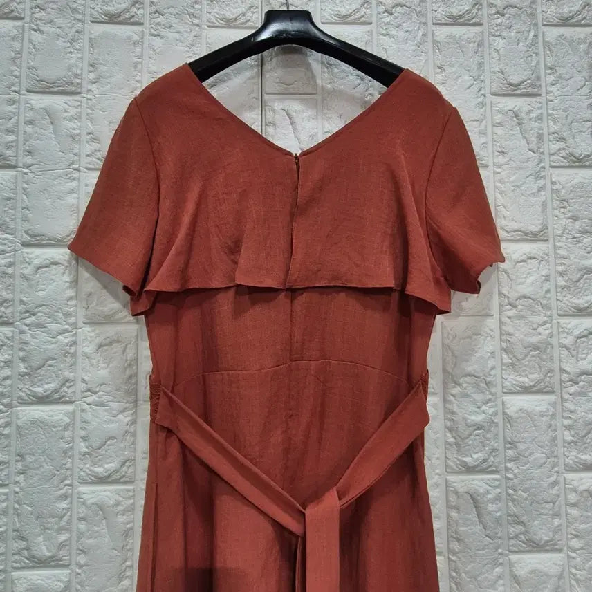 [BUNJANG] Plastic Island V-Neck Lace Long Dress / 플라스틱아일랜드 브이넥 레이스 롱 원피스