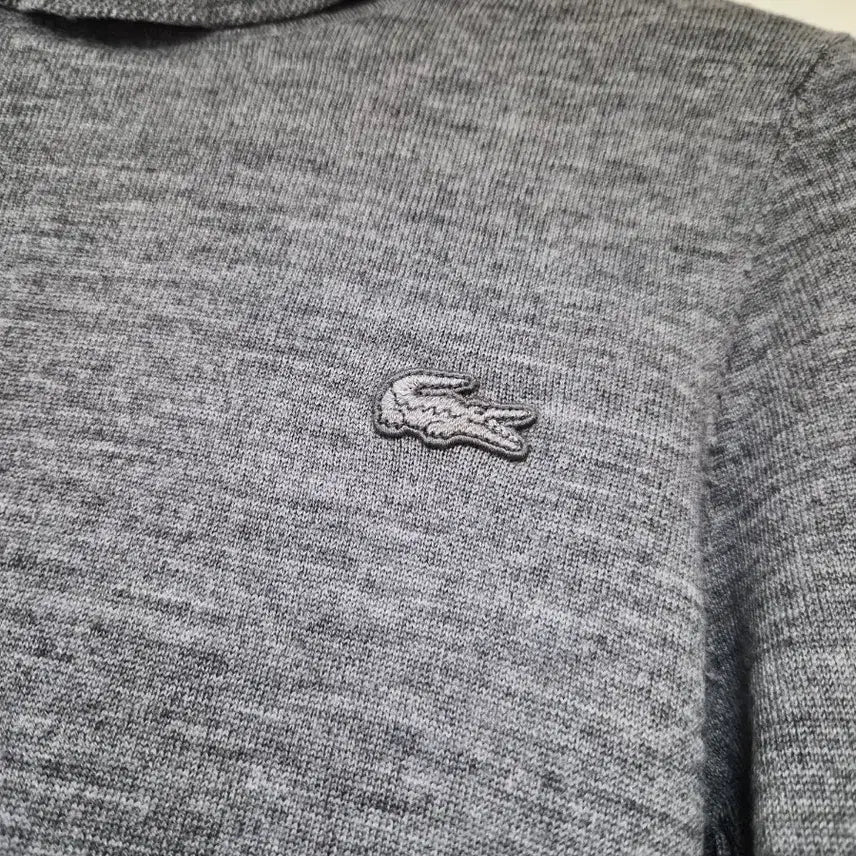 [BUNJANG] Lacoste Gray Turtleneck Sweater 34 / 라코스테 회색 터틀넥 스웨터 34