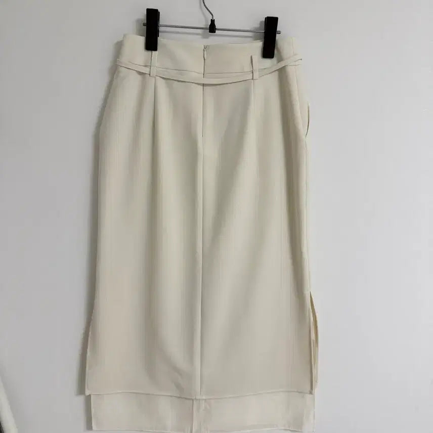 [BUNJANG] Graydecheon Layered Skirt Ivory S / 그레이데시온 레이어드 스커트 아이보리S
