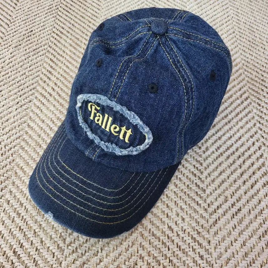 [BUNJANG] Fallett Vintage Denim Ball Cap Indigo / 팔렛(Fallett) 빈티지 데님 볼캡 인디고