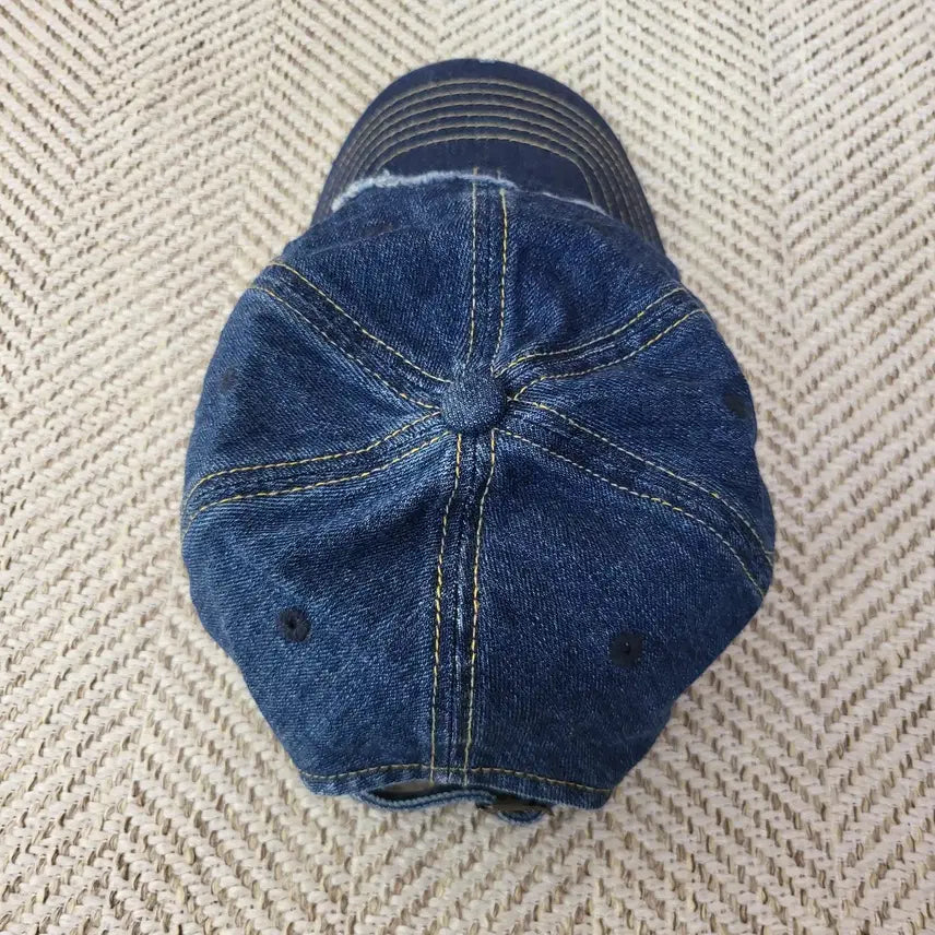 [BUNJANG] Fallett Vintage Denim Ball Cap Indigo / 팔렛(Fallett) 빈티지 데님 볼캡 인디고