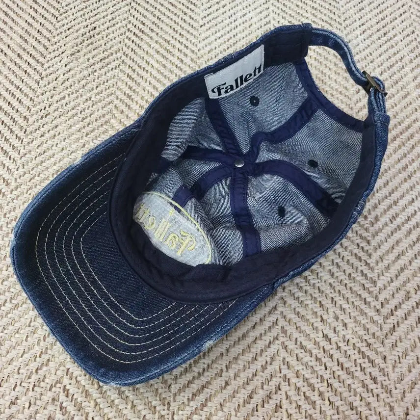 [BUNJANG] Fallett Vintage Denim Ball Cap Indigo / 팔렛(Fallett) 빈티지 데님 볼캡 인디고