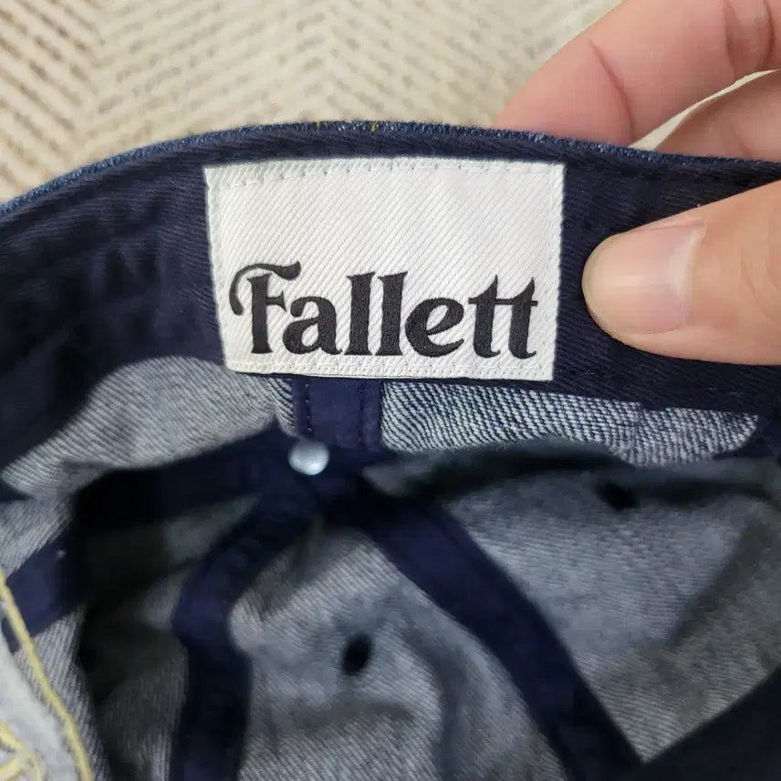 [BUNJANG] Fallett Vintage Denim Ball Cap Indigo / 팔렛(Fallett) 빈티지 데님 볼캡 인디고