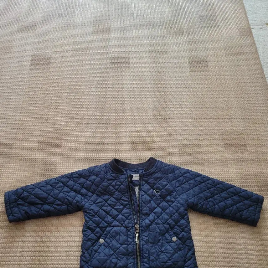 [BUNJANG] Bulldog Navy Quilted Jacket / 불독자켓 아동