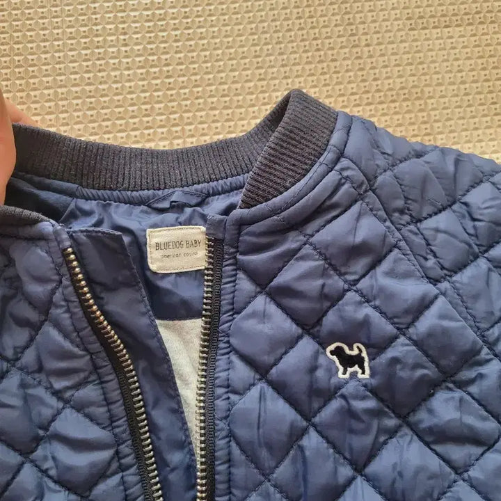 [BUNJANG] Bulldog Navy Quilted Jacket / 불독자켓 아동