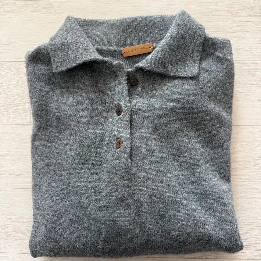 [BUNJANG] le17septembre Cashmere Collar Knit / 르917 le17septembte 르셉템버 캐시미어 카라니트