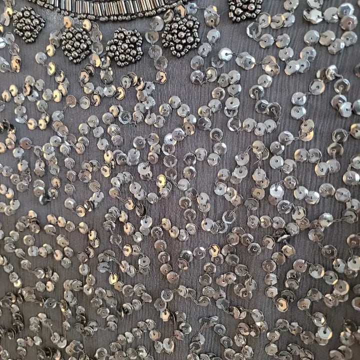[BUNJANG] Silk 100% Sequin Blouse / 시퀸블라우스 실크100