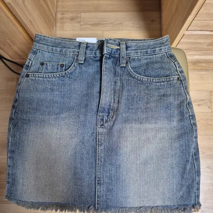 [BUNJANG] Denim Mini Skirt / 데님미니스커트