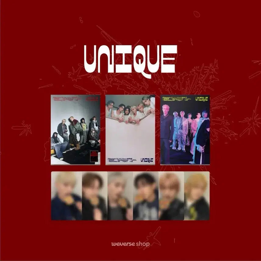 [BUNJANG] P1Harmony Unique Weverse Photobook Album Lucky Draw Bundle Set / 피원하모니 p1harmony 유니크 unique 위버스 포토북 앨범 럭드