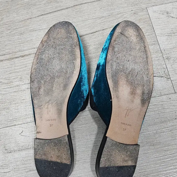 [BUNJANG] Giuseppe Zanotti Velvet Slippers / 쥬세페자노티 벨벳 슬리퍼 뮬