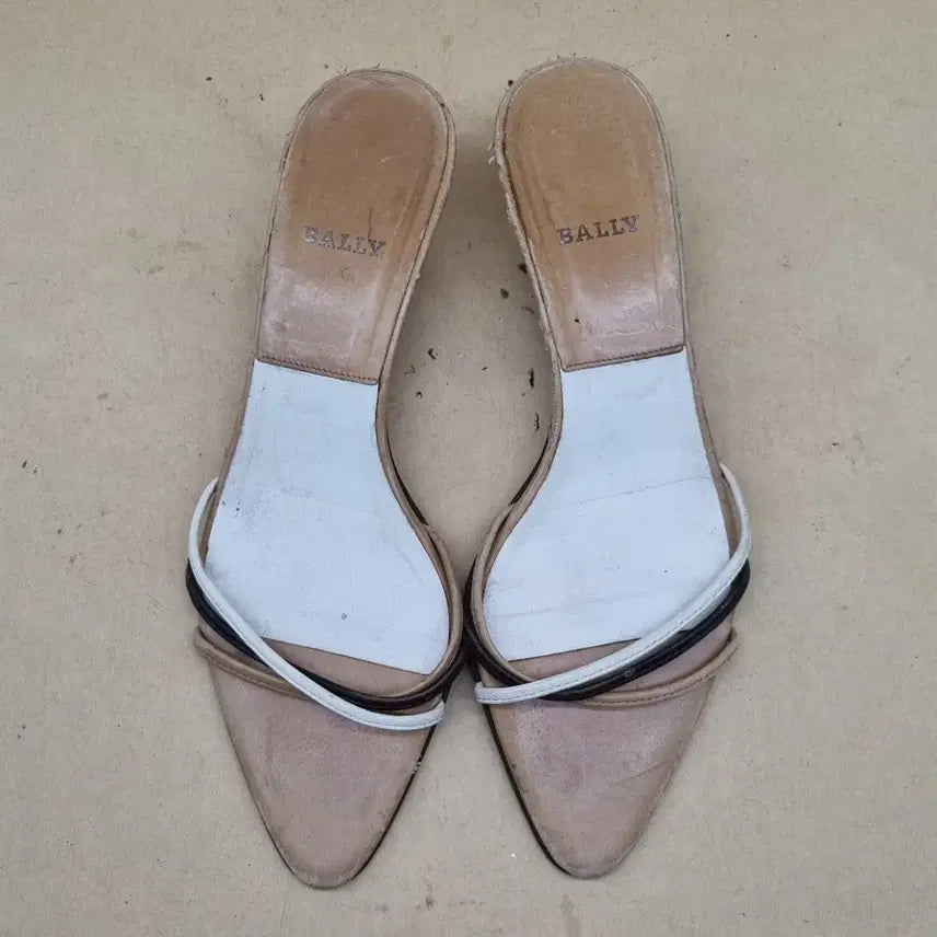 [BUNJANG] Bally Mules Mid Heel 240 / 정품 발리 뮬 미들힐 240 굽5
