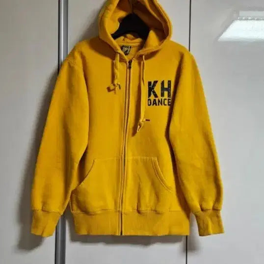 [BUNJANG] KH Dance Yellow Hooded Zip-up / 후드집엎