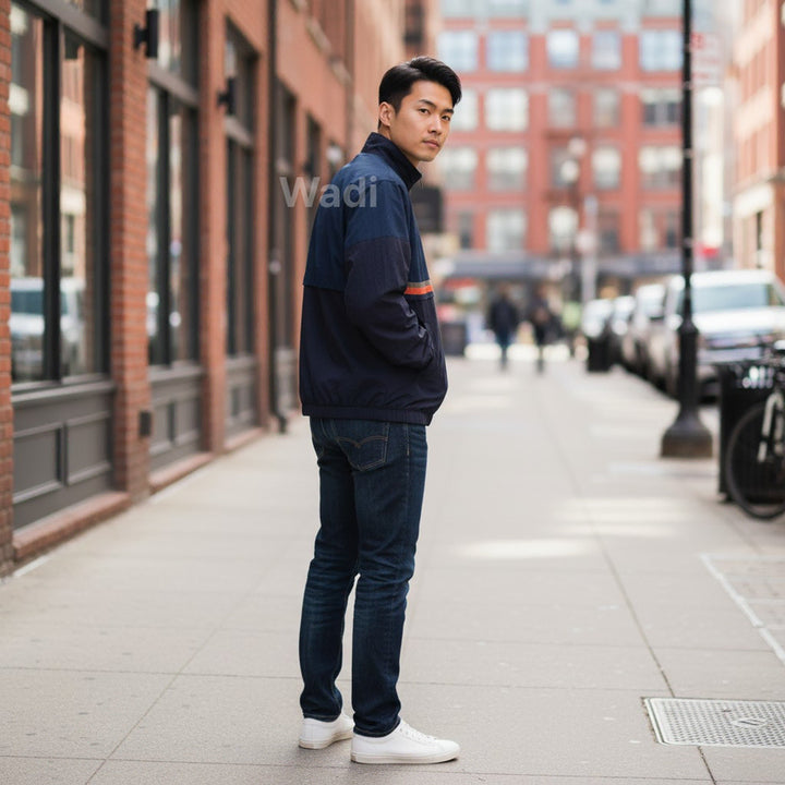 [BUNJANG] Kodak Semi-Oversized Anorak Navy / [코닥] 코다컬러 세미오버핏 아노락 네이비
