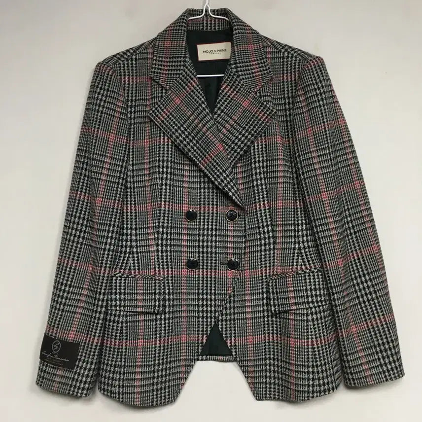 [BUNJANG] MojoSphin Checkered Jacket Skirt Suit Set / 모조에스핀 체크 자켓 스커트 정장 셋업 66