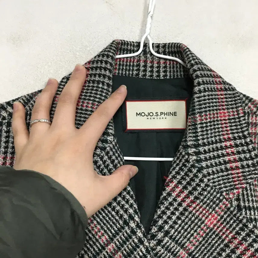 [BUNJANG] MojoSphin Checkered Jacket Skirt Suit Set / 모조에스핀 체크 자켓 스커트 정장 셋업 66