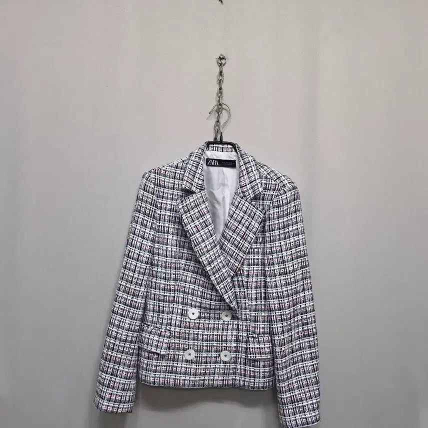 [BUNJANG] ZARA Tweed Double Button Jacket / 자라 트위드 더블 버튼 자켓