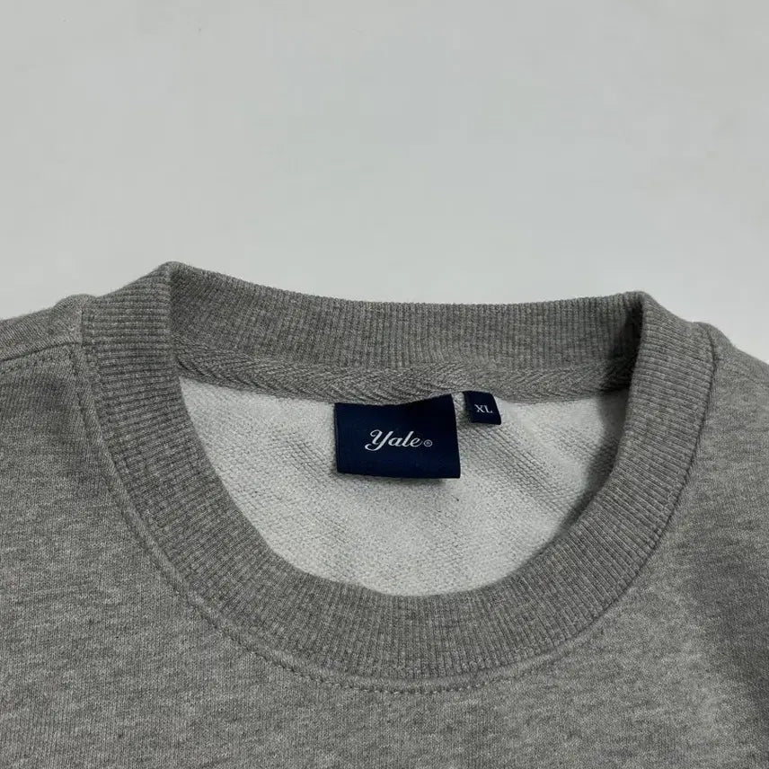 [BUNJANG] YALE Arch Logo Sweatshirt - Melange Gray - XL / YALE 예일 아치로고 맨투맨 멜란지그레이