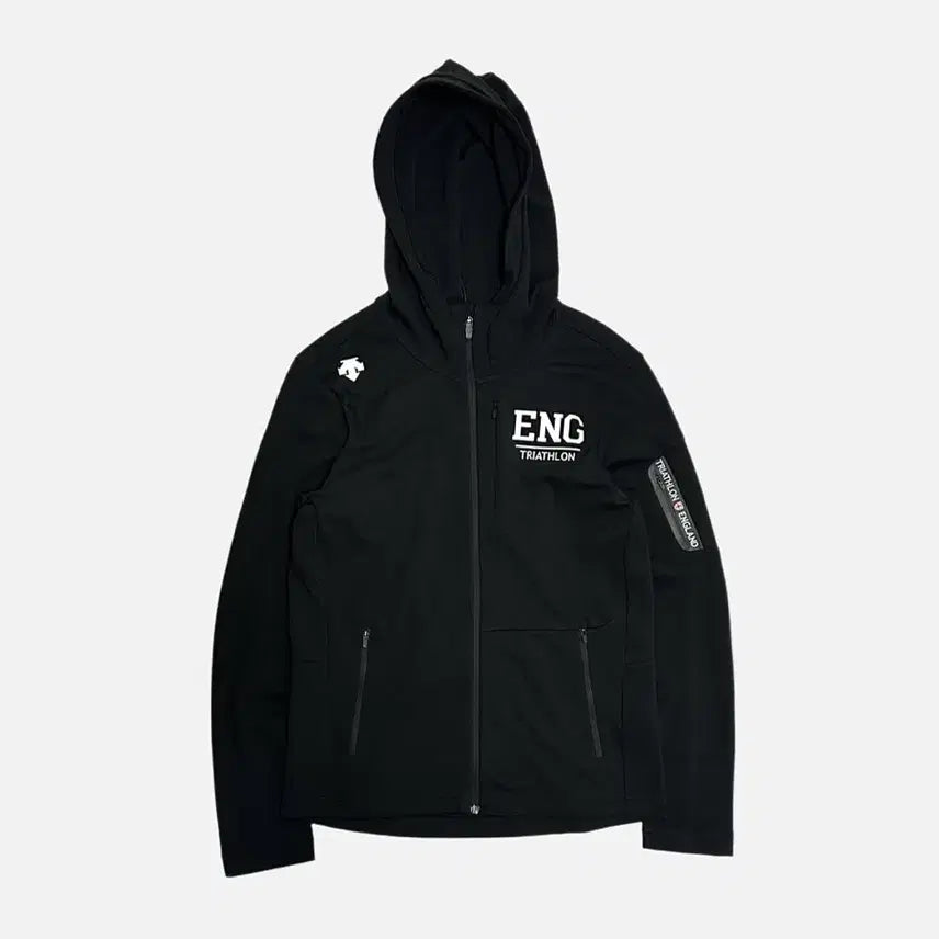 [BUNJANG] Descente England Triathlon Team Training Hooded Zip-Up / 데상트 잉글랜드 트라이애슬론팀 트레이닝 후드집업