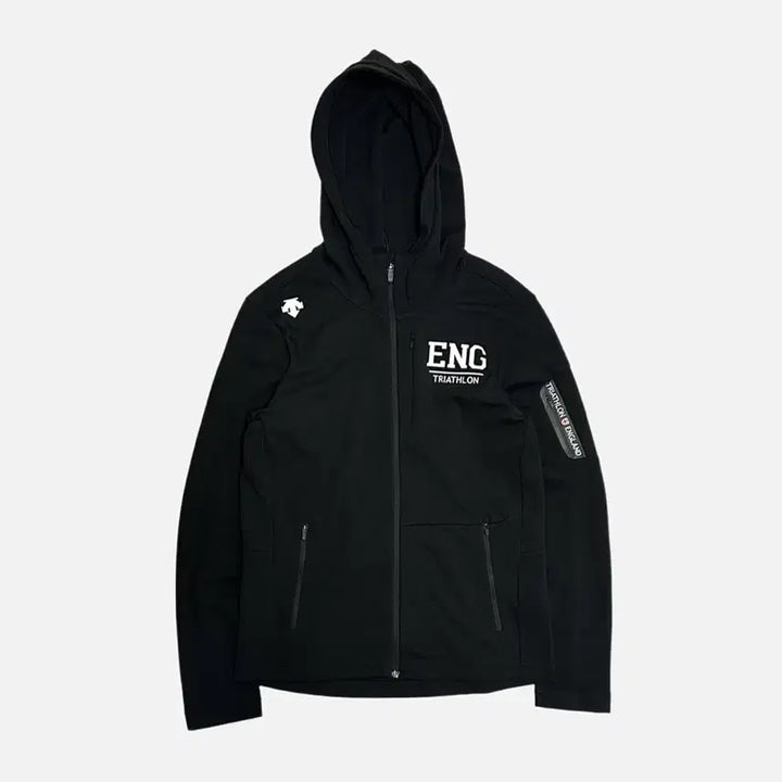 [BUNJANG] Descente England Triathlon Team Training Hooded Zip-Up / 데상트 잉글랜드 트라이애슬론팀 트레이닝 후드집업