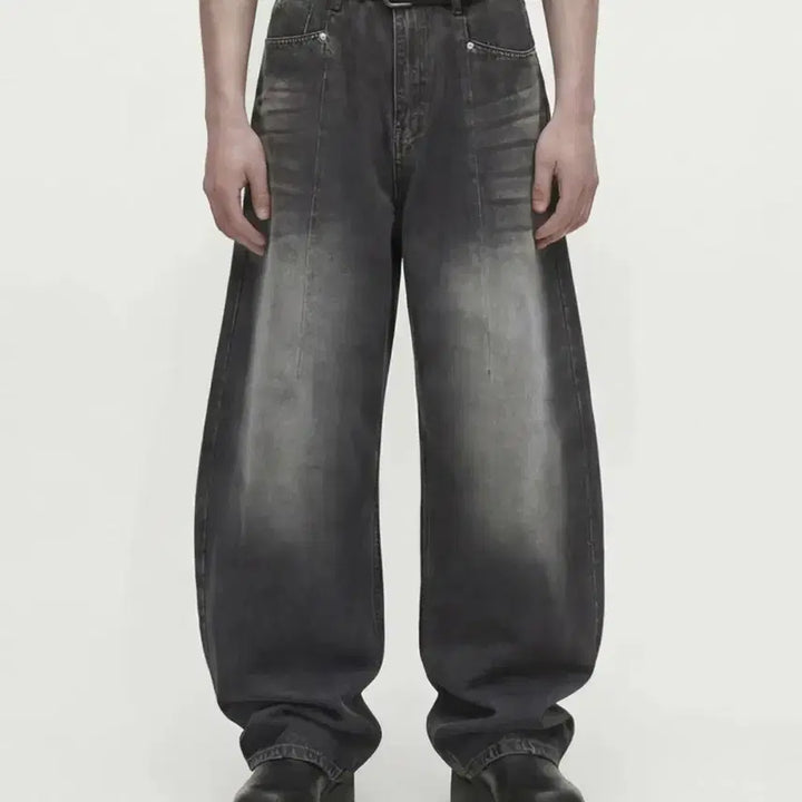 [BUNJANG] DWSE Balloon Wide Denim Jeans / DWSE 벌룬 와이드 데님 청바지 새제품 싸게 팔아요