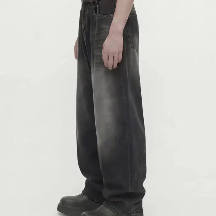 [BUNJANG] DWSE Balloon Wide Denim Jeans / DWSE 벌룬 와이드 데님 청바지 새제품 싸게 팔아요