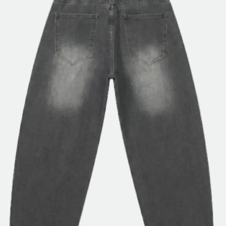 [BUNJANG] DWSE Balloon Wide Denim Jeans / DWSE 벌룬 와이드 데님 청바지 새제품 싸게 팔아요