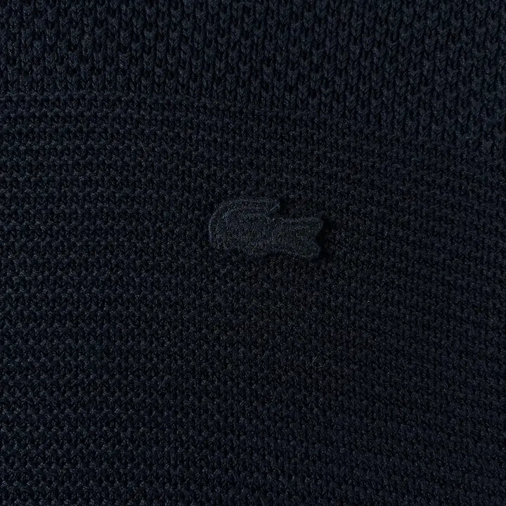 [BUNJANG] Lacoste Cotton Navy Crewneck Knit Sweater / Lacoste  라코스테 코튼 네이비 크루넥 니트