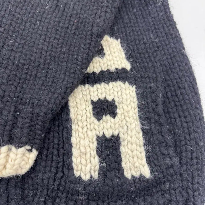 [BUNJANG] KANATA USA Flag Knit Cardigan / KANATA 미국 국기 니트 가디건 카나타 usa 코위찬 rrl 리바이스