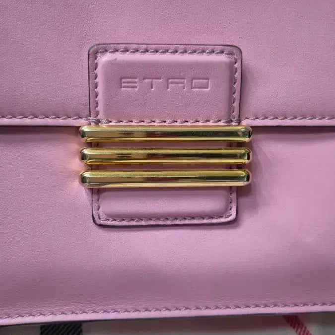 [BUNJANG] Etro Pink Pattern Shoulder Bag / 에트로 숄더백 핑크 패턴 스트랩