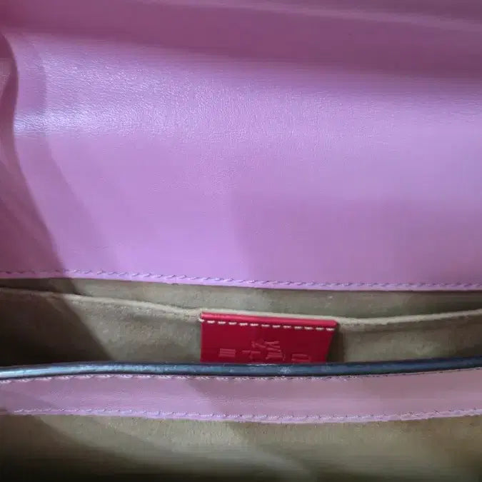 [BUNJANG] Etro Pink Pattern Shoulder Bag / 에트로 숄더백 핑크 패턴 스트랩