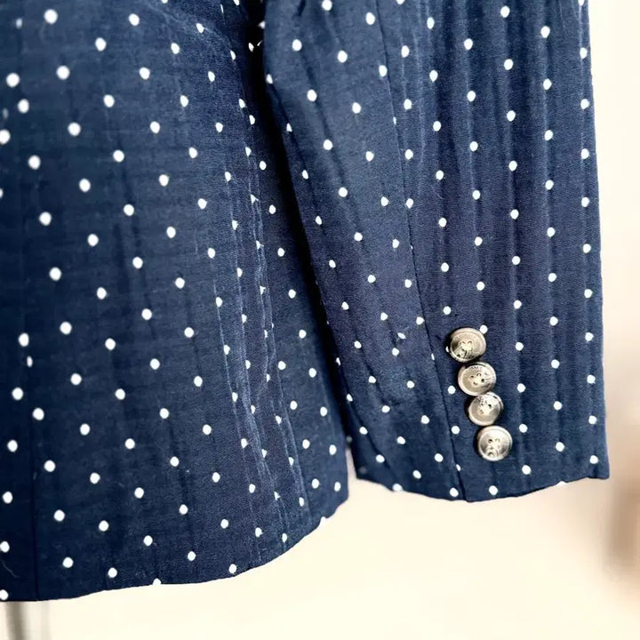 [BUNJANG] Tommy Hilfiger Navy Polka Dot Jacket / 타미힐피거 네이비 색상 포코닷 자켓