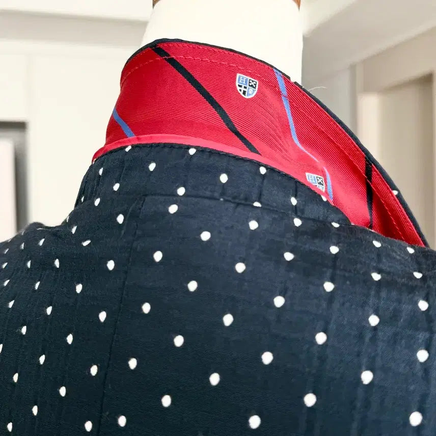 [BUNJANG] Tommy Hilfiger Navy Polka Dot Jacket / 타미힐피거 네이비 색상 포코닷 자켓