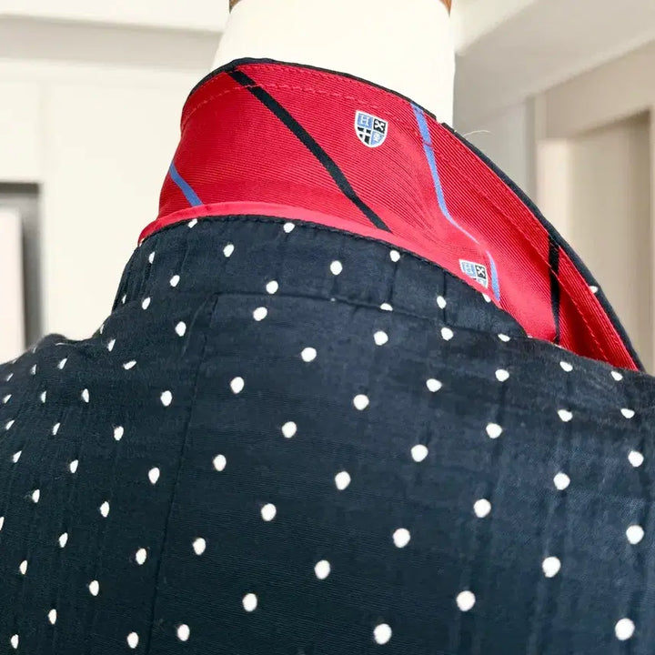 [BUNJANG] Tommy Hilfiger Navy Polka Dot Jacket / 타미힐피거 네이비 색상 포코닷 자켓
