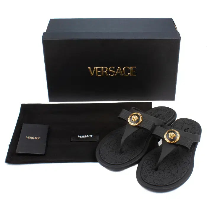[BUNJANG] Versace Gianni Ribbon Sandals / 베르사체 25SS Gianni 리본 샌들 1018789 1A10983 1