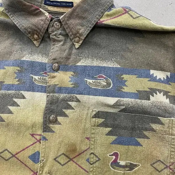 [BUNJANG] Ducks Unlimited Native Pattern Shirt XL / Ducks Unlimited 네이티브 패턴 셔츠 XL
