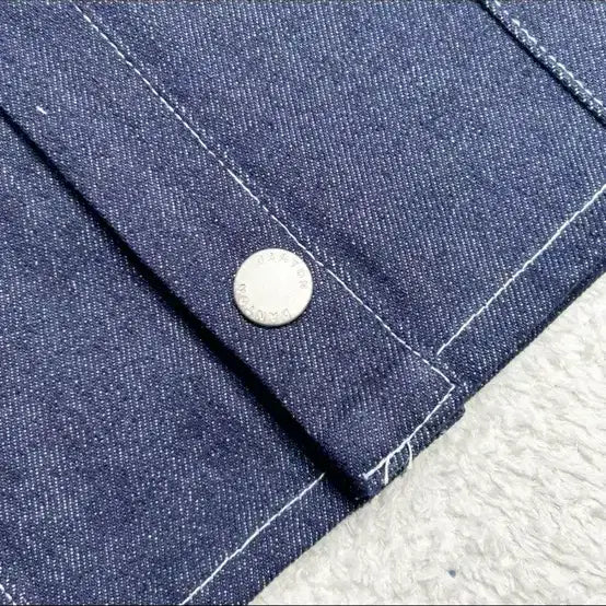 [BUNJANG] Danton Denim Jacket / 단톤 데님 자켓 노카라 긴팔