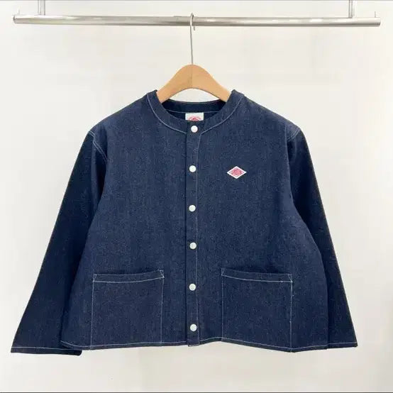 [BUNJANG] Danton Denim Jacket / 단톤 데님 자켓 노카라 긴팔