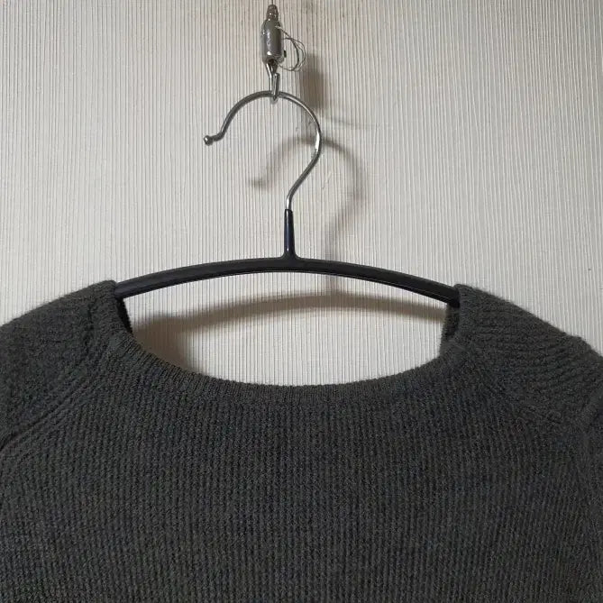 [BUNJANG] Time Deep Khaki Hooded Knit Sweater / 타임 time 딥카키 컬러 후드 니트 프리 사이즈 정품
