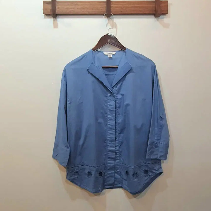 [BUNJANG] SJ WANI Blue Blouse / SJ WANI 블루 블라우스
