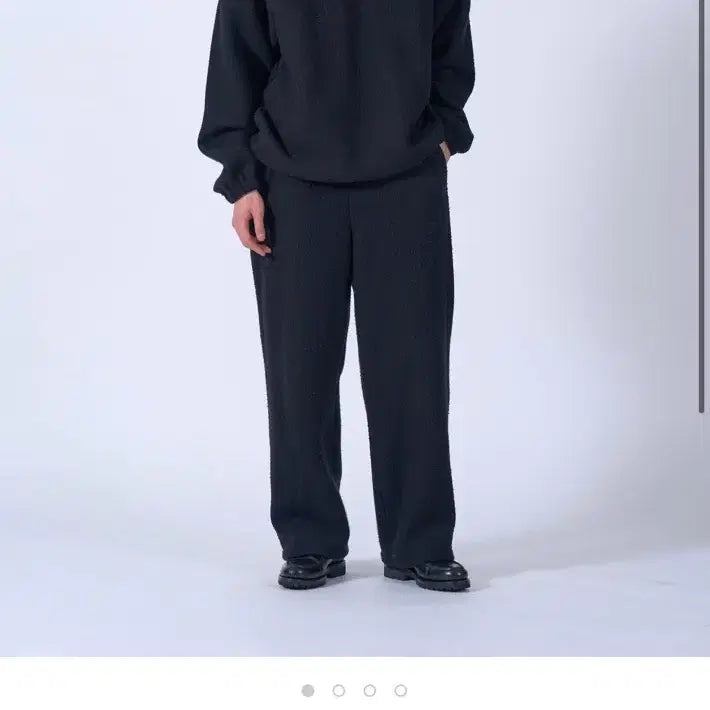 [BUNJANG] Yoke Tokyo Wool Fleece Lounge Pants Black Size 3 / 요크도쿄(yoke tokyo)울플리스 라운지 팬츠 블랙 3사이즈