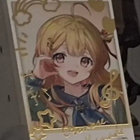 [BUNJANG] Hololive Otonose Kanade 2nd Anniversary Signed Cheki / 홀로라이브 오토노세 카나데 2주년 싸인 체키 레어