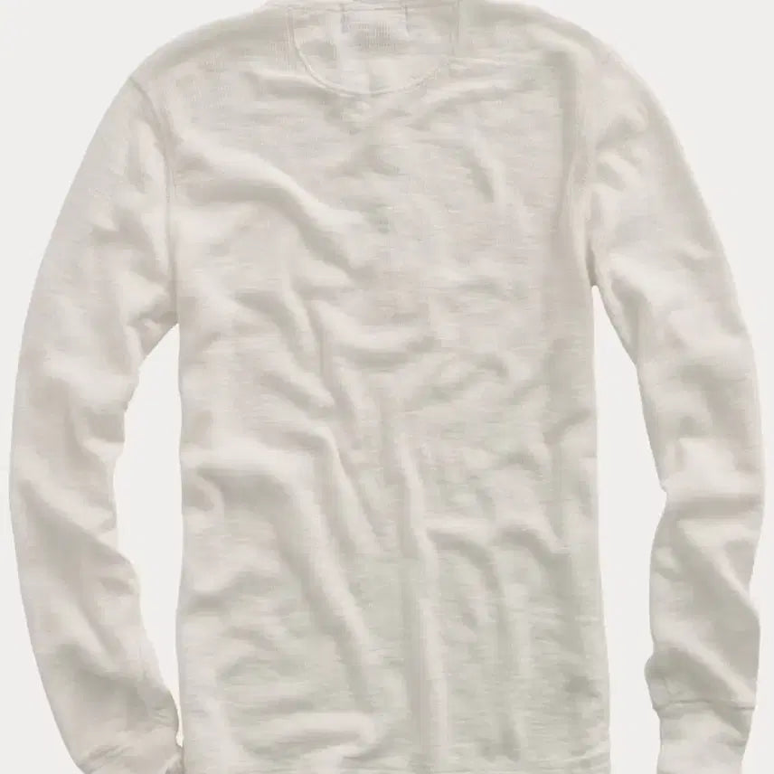 [BUNJANG] RRL Waffle Knit Henley Shirt / RRL 와플 니트 헨리 셔츠