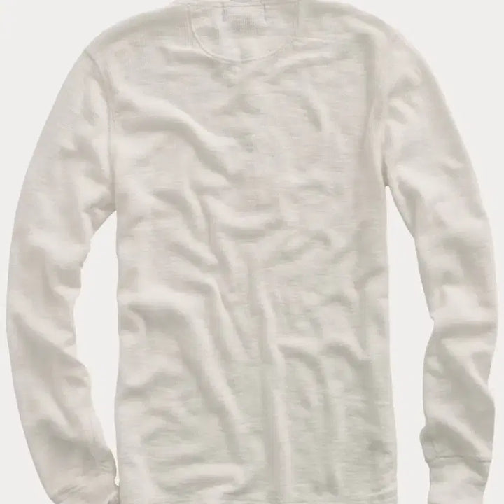 [BUNJANG] RRL Waffle Knit Henley Shirt / RRL 와플 니트 헨리 셔츠