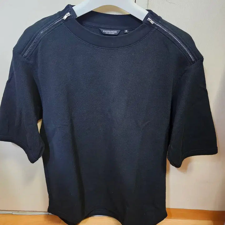 [BUNJANG] Eastlogue Army Double Zip Short Sleeve T-shirt / 100 L) 이스트로그 아미 더블 집 반팔 티셔츠
