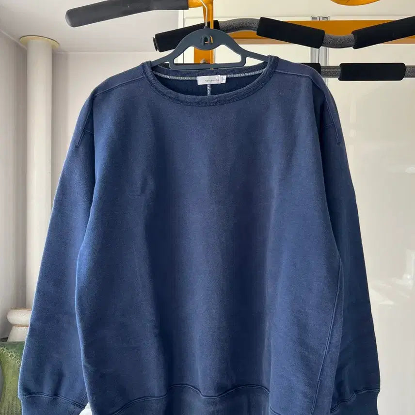 [BUNJANG] Nanamica Crew Neck Sweatshirt / 나나미카 크루넥 스웻셔츠