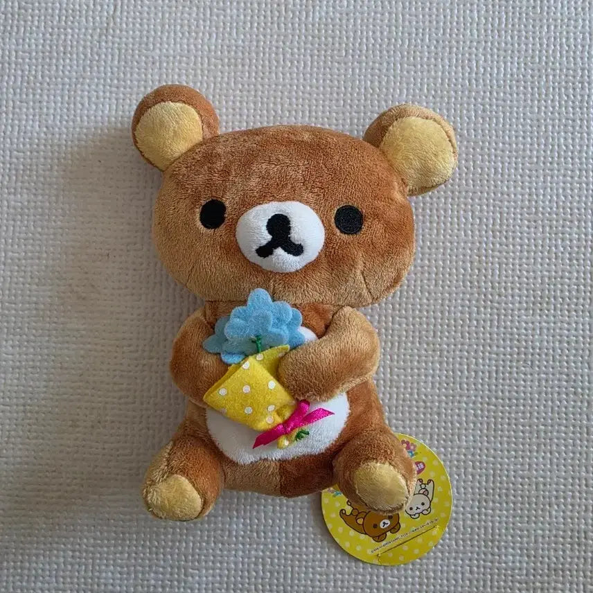 [BUNJANG] Rilakkuma Floral Bouquet Doll / (고전)리락쿠마 꽃다발 인형